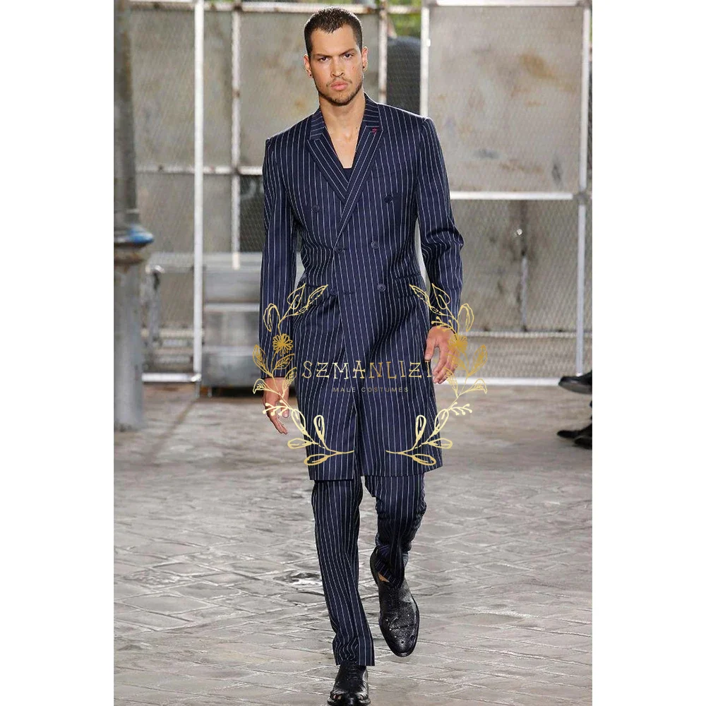 Men Formal Wear Modern - Formal Men's Suit 2 Pieces Navy