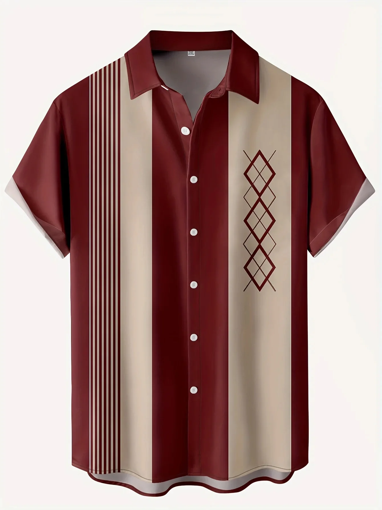 2026 New Hawaiian Men's Retro  - Men Formal Party Wear Shirt recension och pris