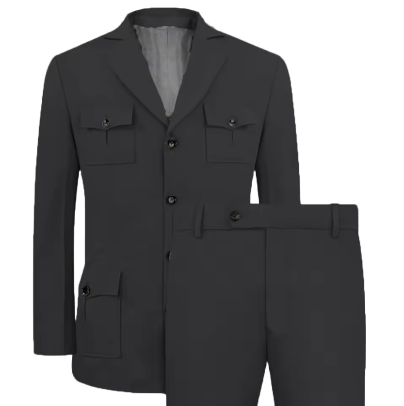 Men's Suits Jakcet Casual Khak - Khaki Formal Wear Men recension och pris