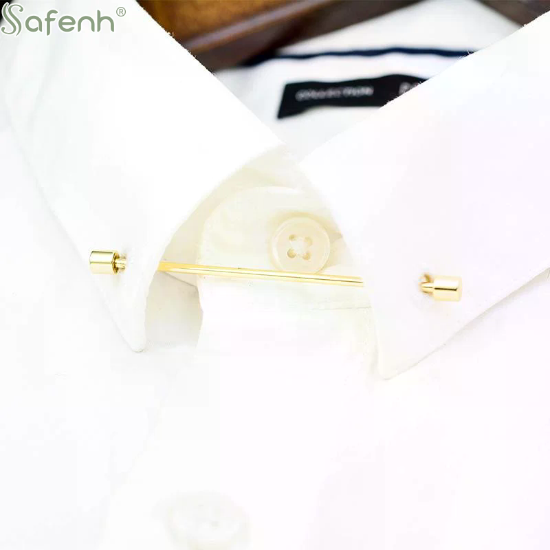 Shirt Collar Bar Cylinder Scre - Men Formal Party Wear Shirt recension och pris
