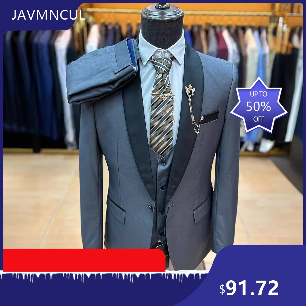 Men's Slim Fit 3 Piece Suit Sh - Men'S Formal Wear For Graduation recension och pris