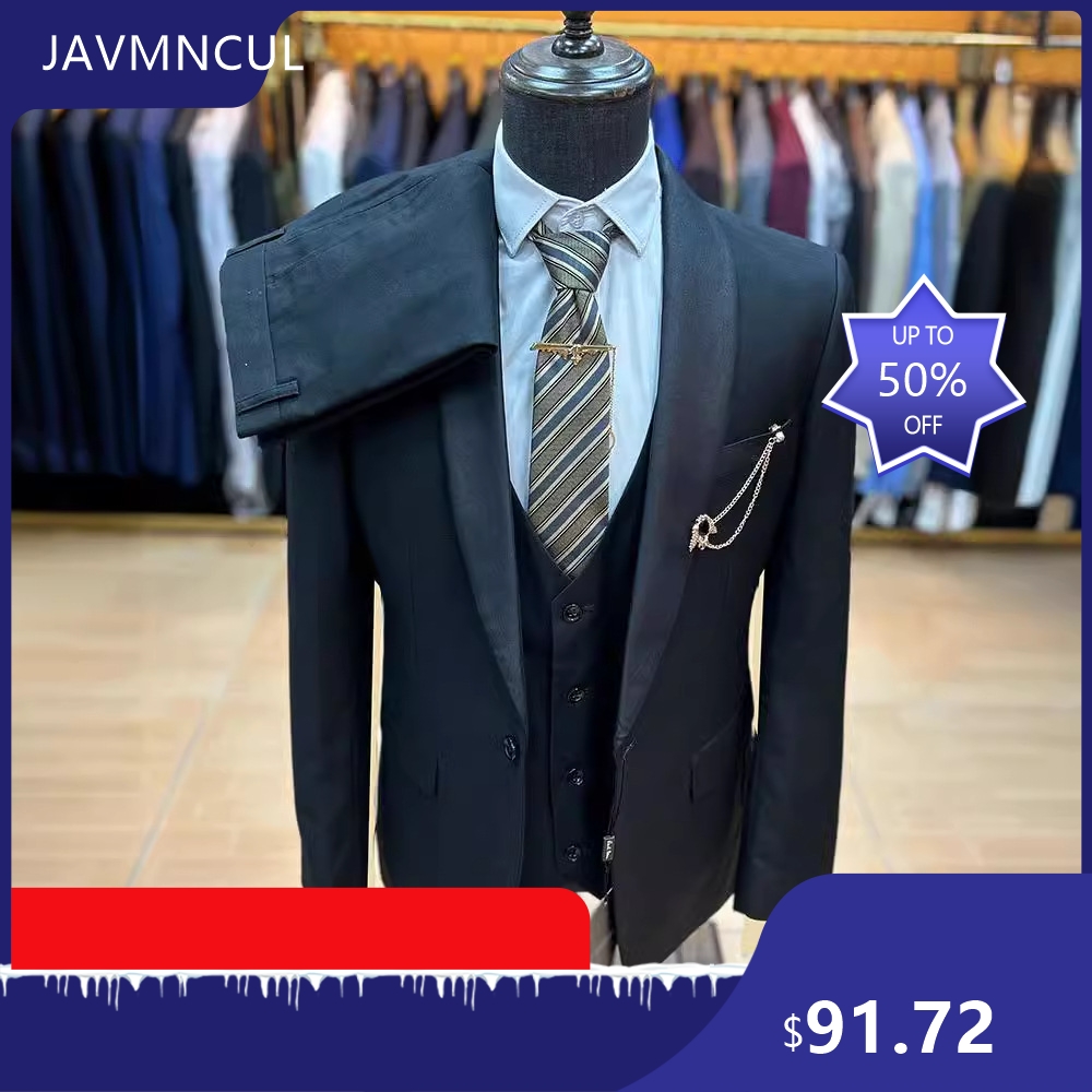 Men's Slim Fit 3 Piece Suit Sh - Men'S Formal Wear For Graduation recension och pris