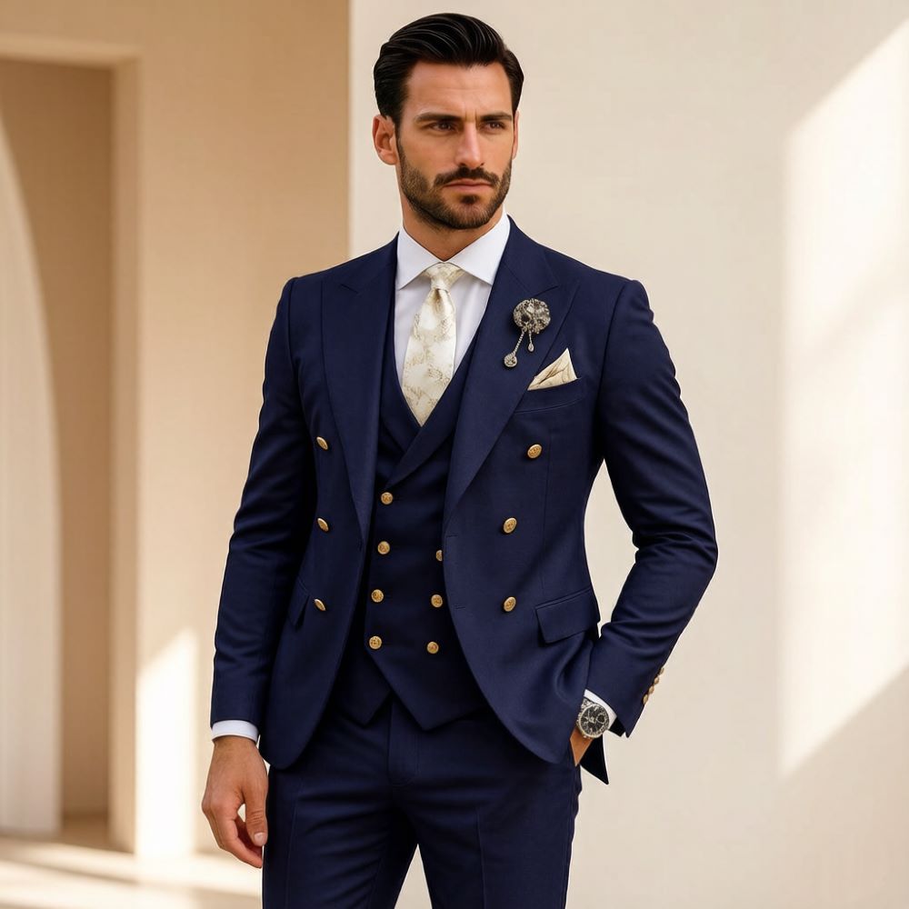 Men Ivory Wedding Suit Slim Fi - Men Formal Wear Modern recension och pris