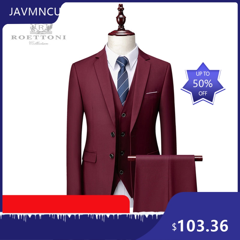 Men's Slim Fit Premium Suit Se - Men'S Formal Wear For Graduation recension och pris