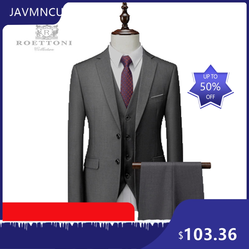 Men's Slim Fit Premium Suit Se - Men'S Formal Wear For Graduation recension och pris