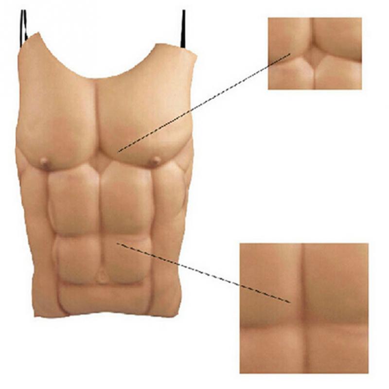 Man Fake Chest Muscle Belly Me - Men'S Formal Wear For Graduation recension och pris