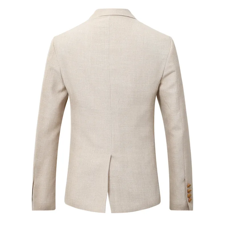 Beige Ivory Men Suit Casual Li - Men Linen Formal Wear recension och pris