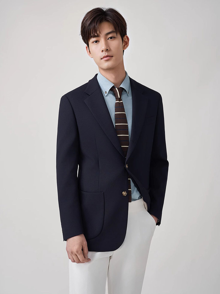 Men's 50% Wool Blazer for Teen - Men'S Formal Wear For Graduation recension och pris