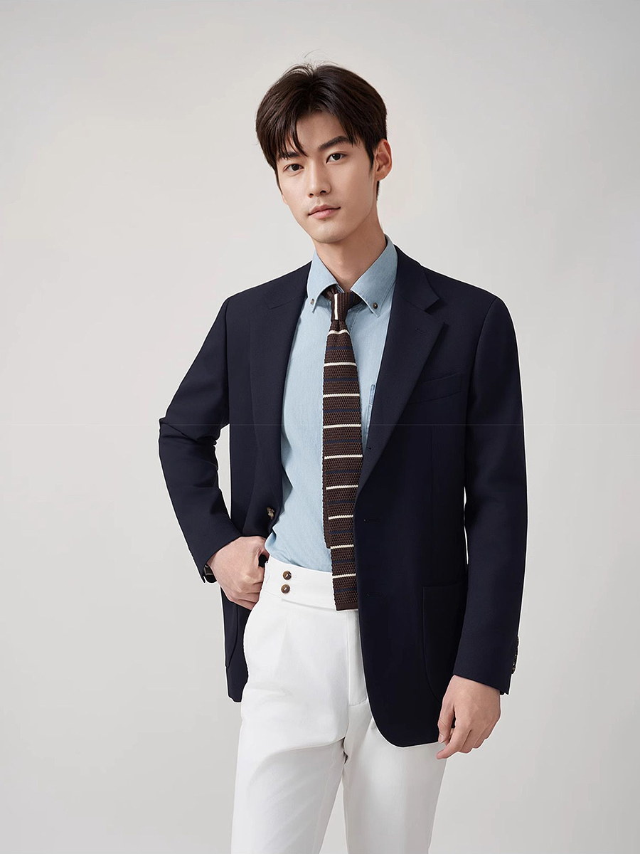 Men's 50% Wool Blazer for Teen - Men'S Formal Wear For Graduation recension och pris