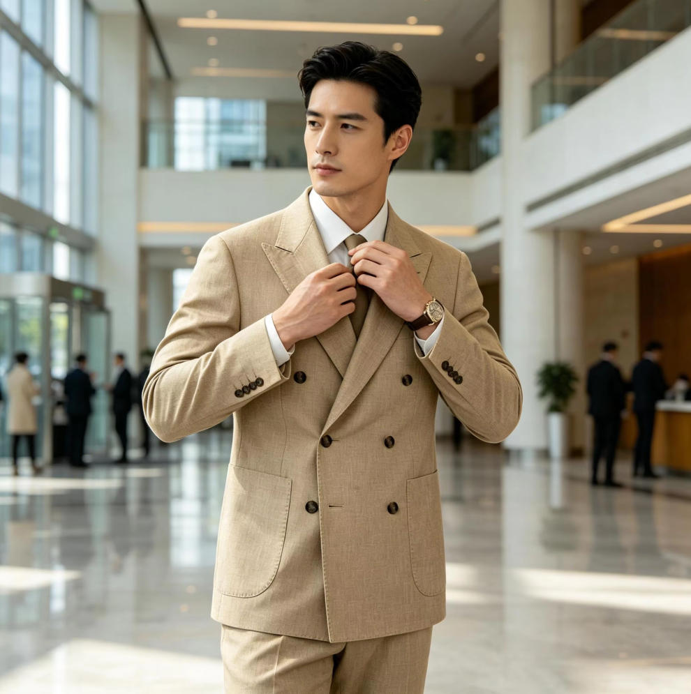 Only Men's Linen Blazer 1PCS D - Men Linen Formal Wear recension och pris