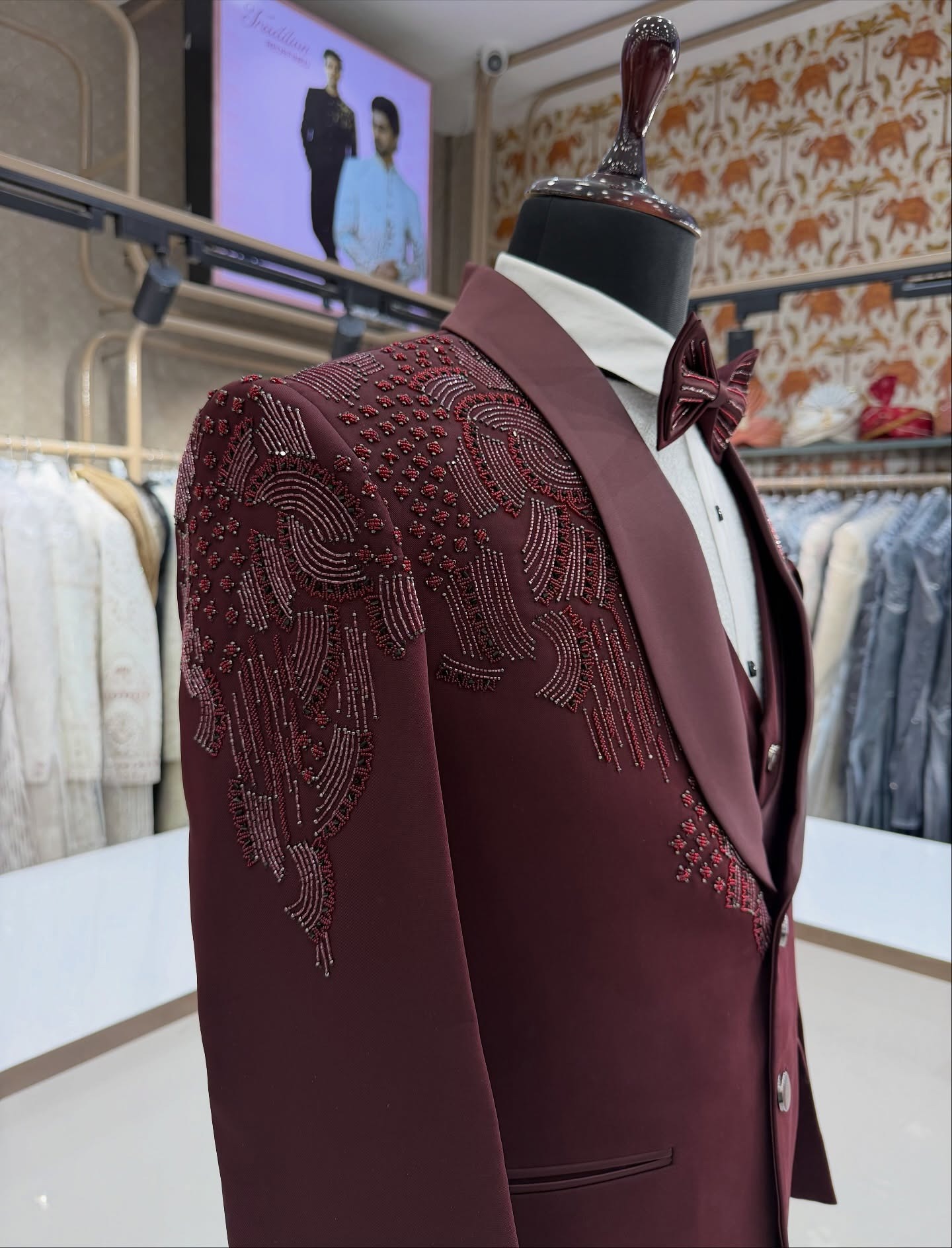 3 Pieces Groom Wedding Tuxedos - Men Formal Wear Modern recension och pris