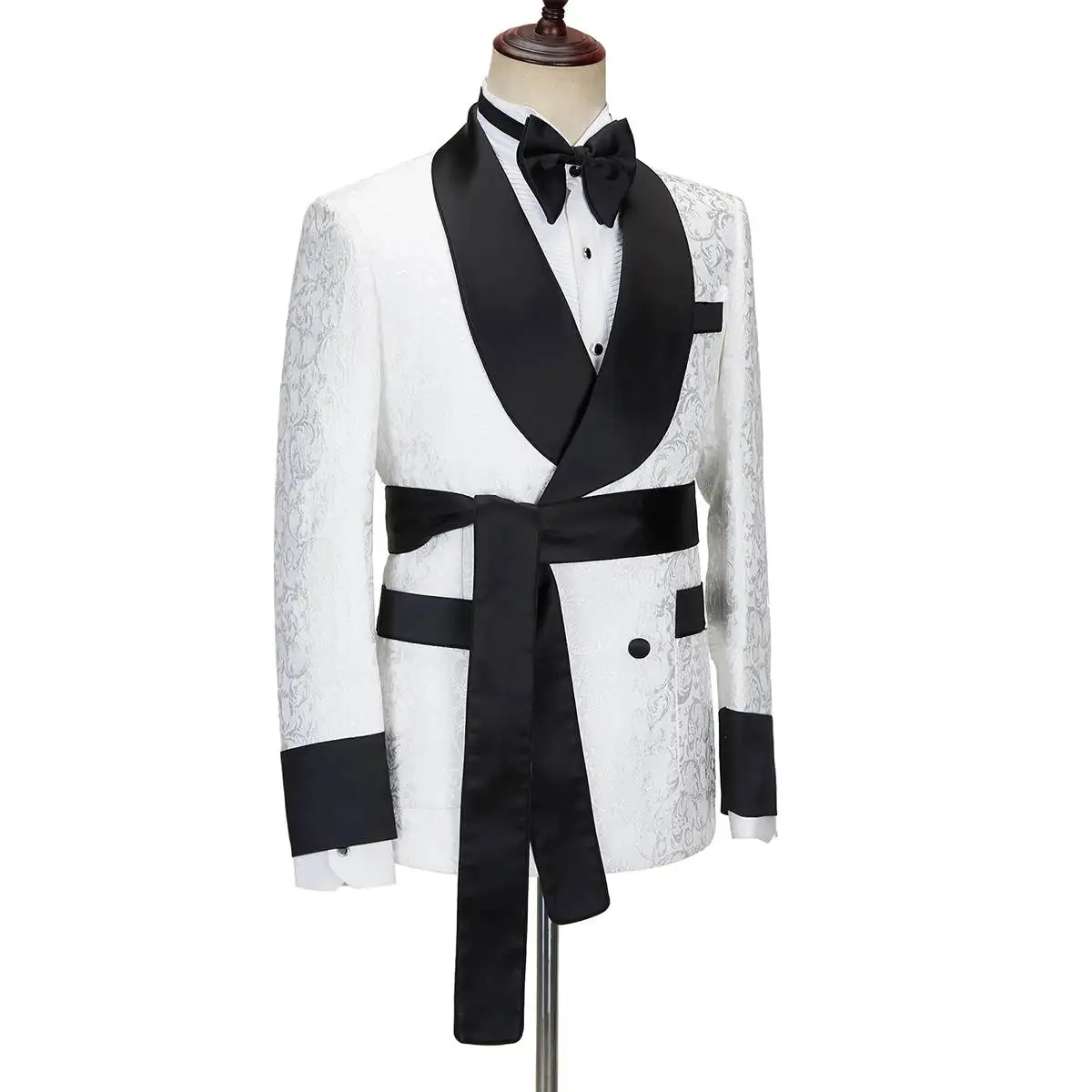 Latest Design Men's White Flor - Latest Men Formal Wear recension och pris