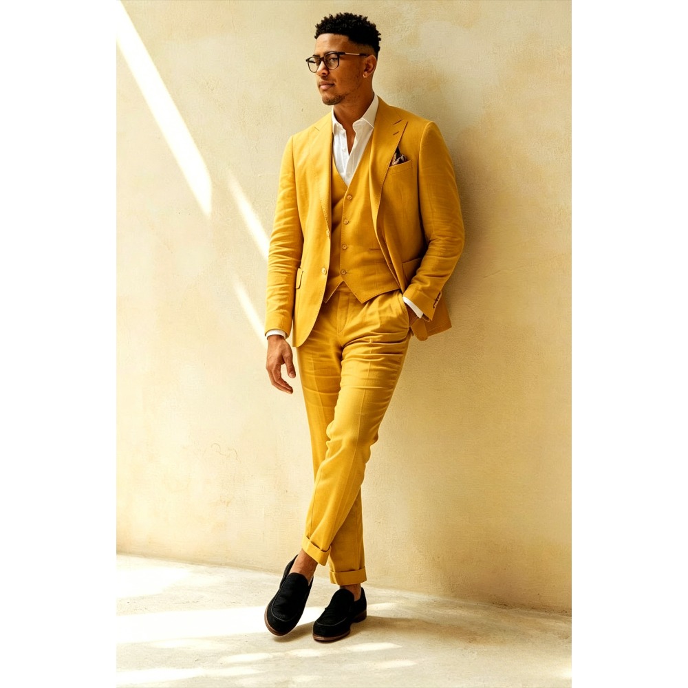 Sage Green Linen Wedding Suits - Men Linen Formal Wear recension och pris