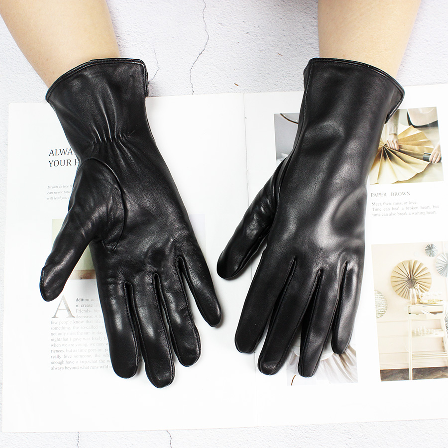 Classic Black Slim Fit Leather - Formal Glove Leather recension och pris