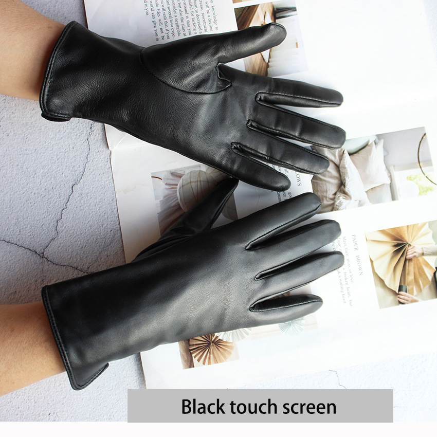 Classic Black Slim Fit Leather - Formal Glove Leather recension och pris