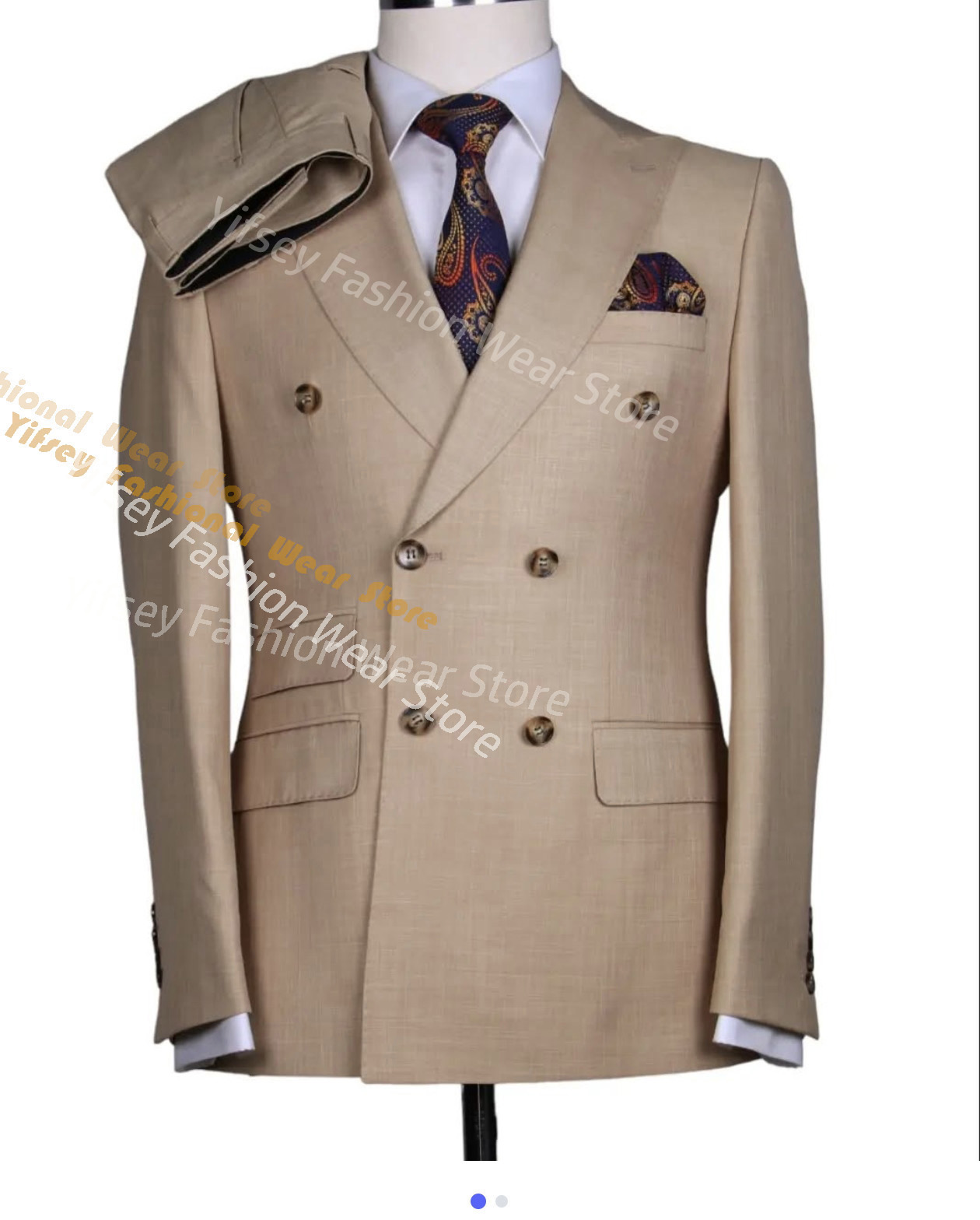 Brown Summer Man Suit Set Coat - Latest Men Formal Wear recension och pris