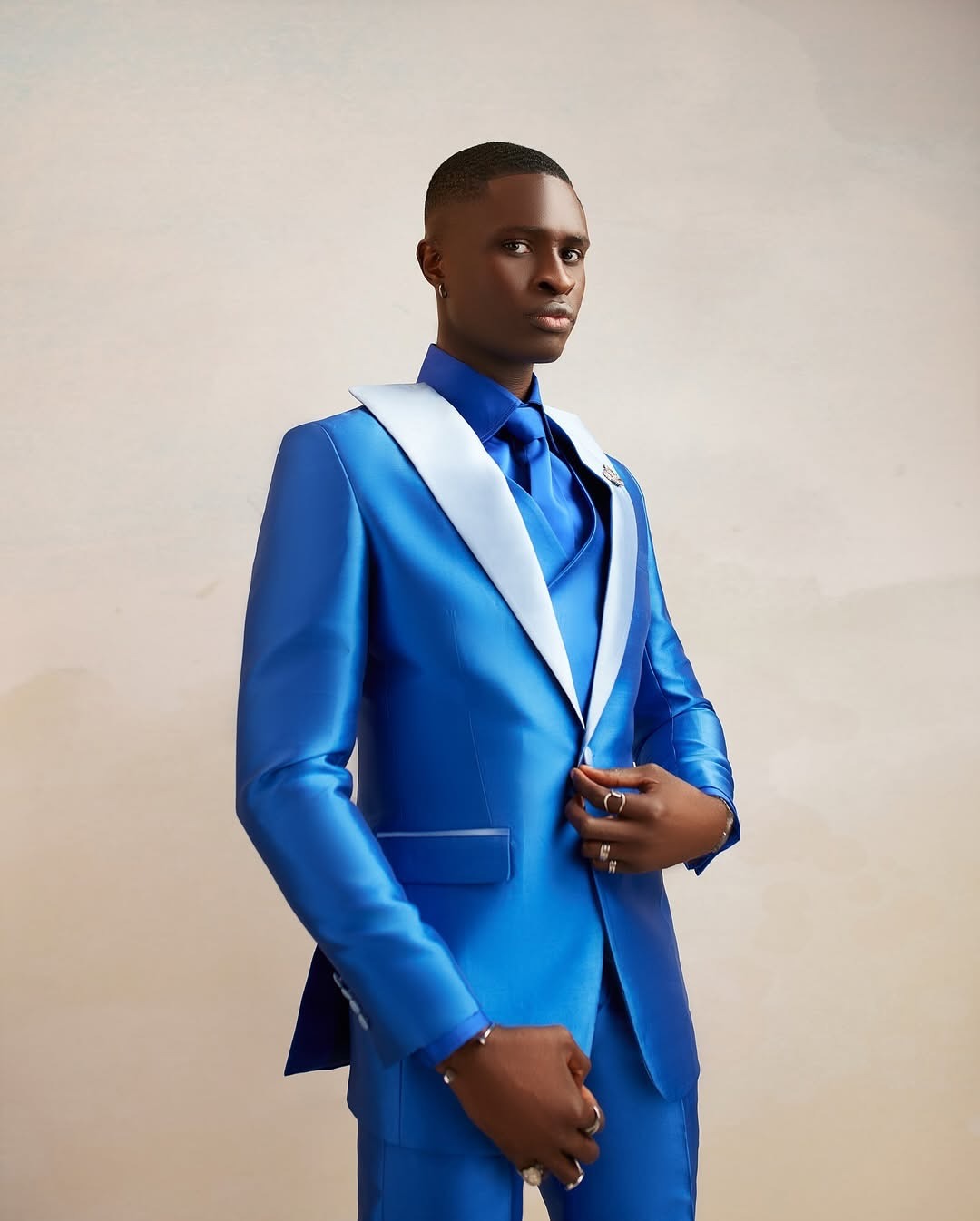 Satin Men Suit Set 3 Pcs Blaze - Men Formal Wear Modern recension och pris