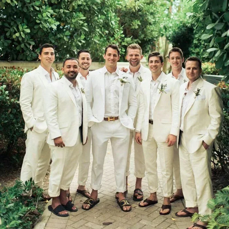 Linen Wedding Tuxedo For Men S - Men Linen Formal Wear recension och pris