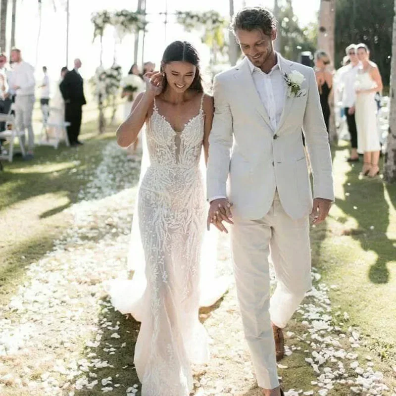 Linen Wedding Tuxedo For Men S - Men Linen Formal Wear recension och pris