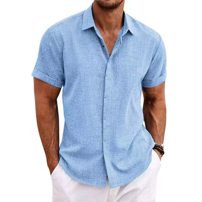 Men's Fashion Casual Solid Col - Men Linen Formal Wear recension och pris
