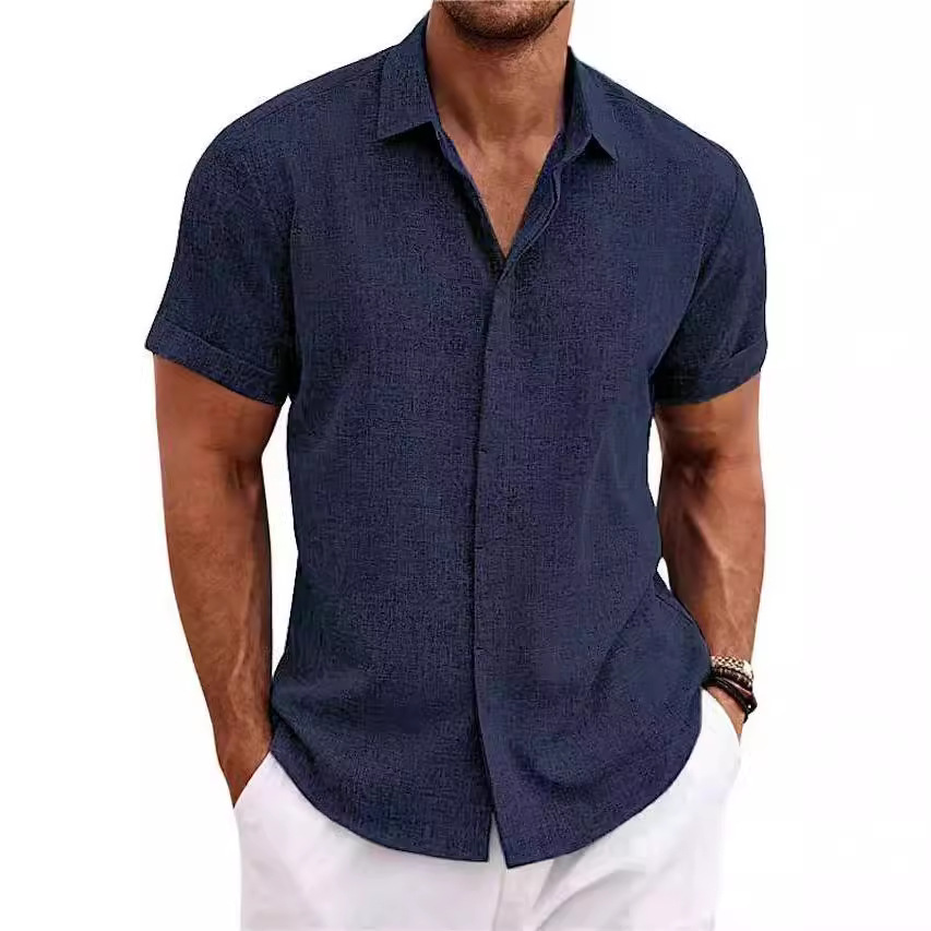 Men's Fashion Casual Solid Col - Men Linen Formal Wear recension och pris