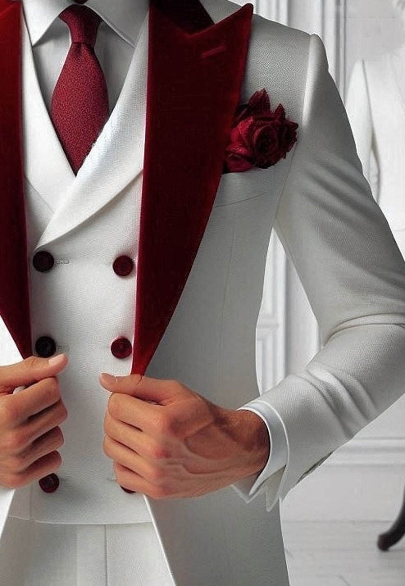 Formal Man Tuxedos Velvet 3 Pc - Men'S Formal Wear For Graduation recension och pris