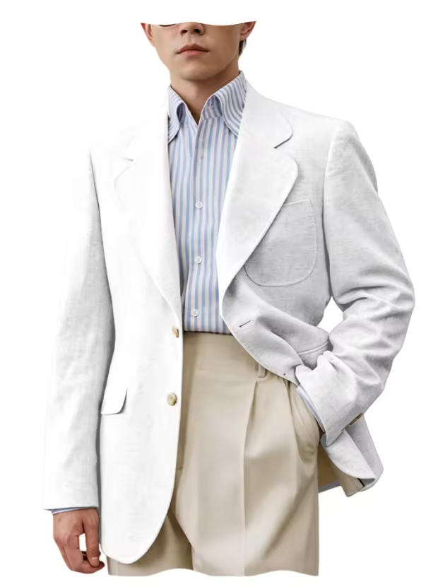 Only Linen Men's Blazer 1PCS B - Men Linen Formal Wear recension och pris