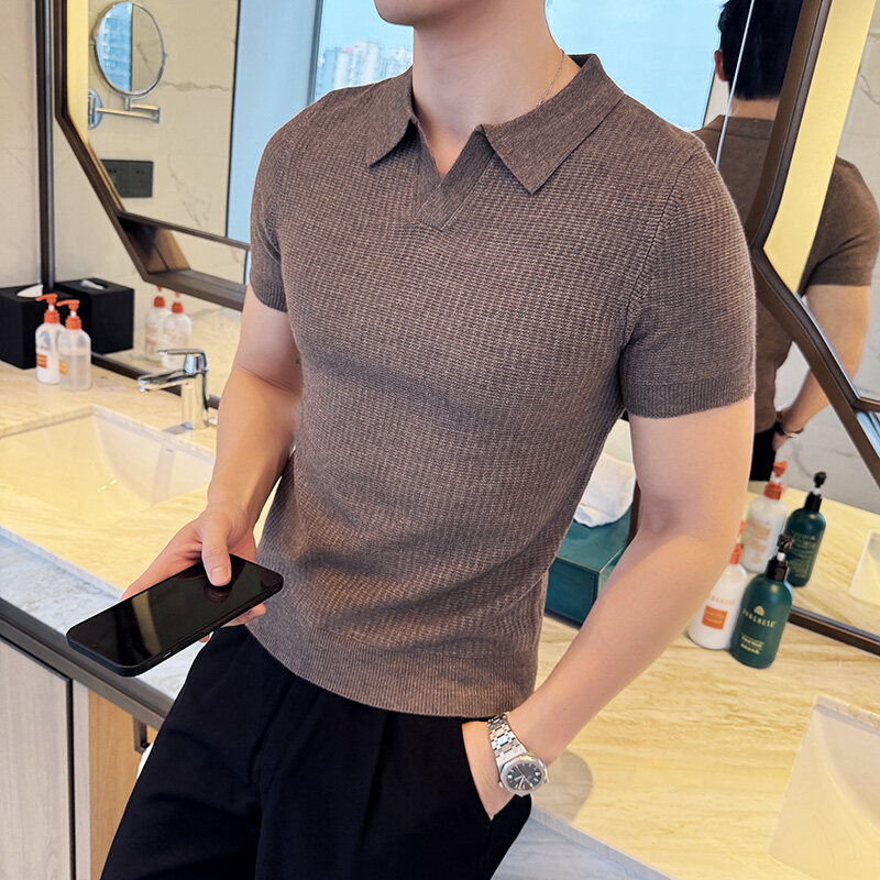 Men's Slim Fit Polo Collar Jac - Men Formal Wear Modern recension och pris