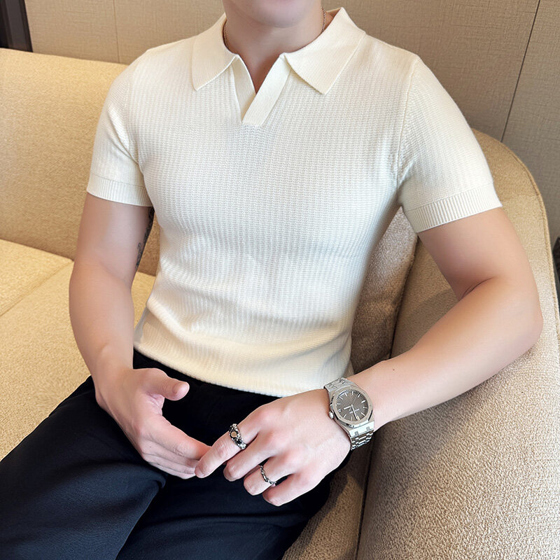 Men's Slim Fit Polo Collar Jac - Men Formal Wear Modern recension och pris