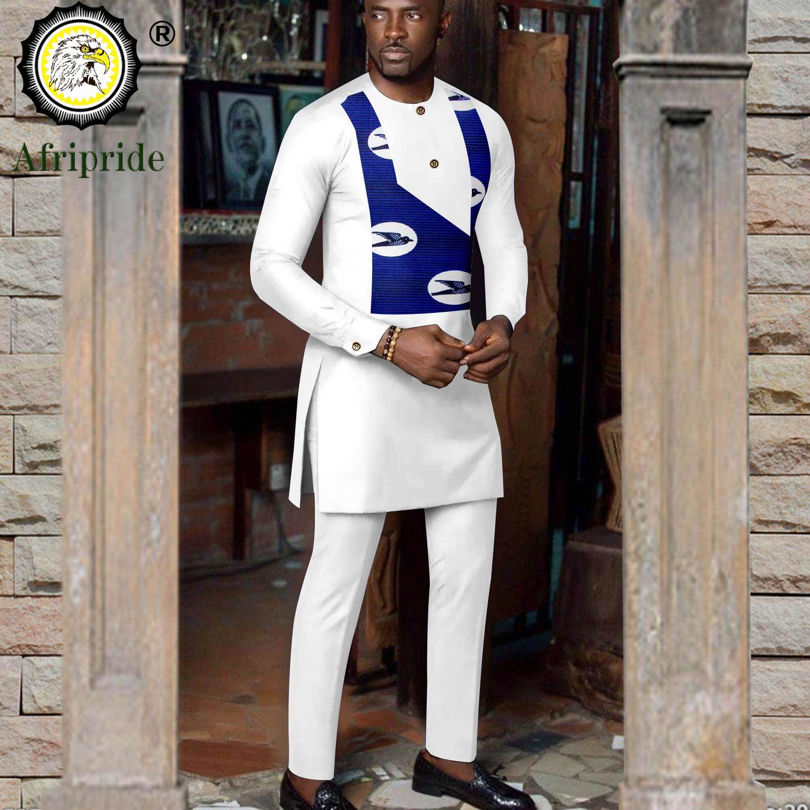 Dashiki Men African Clothes Pl - Men Formal Party Wear Shirt recension och pris