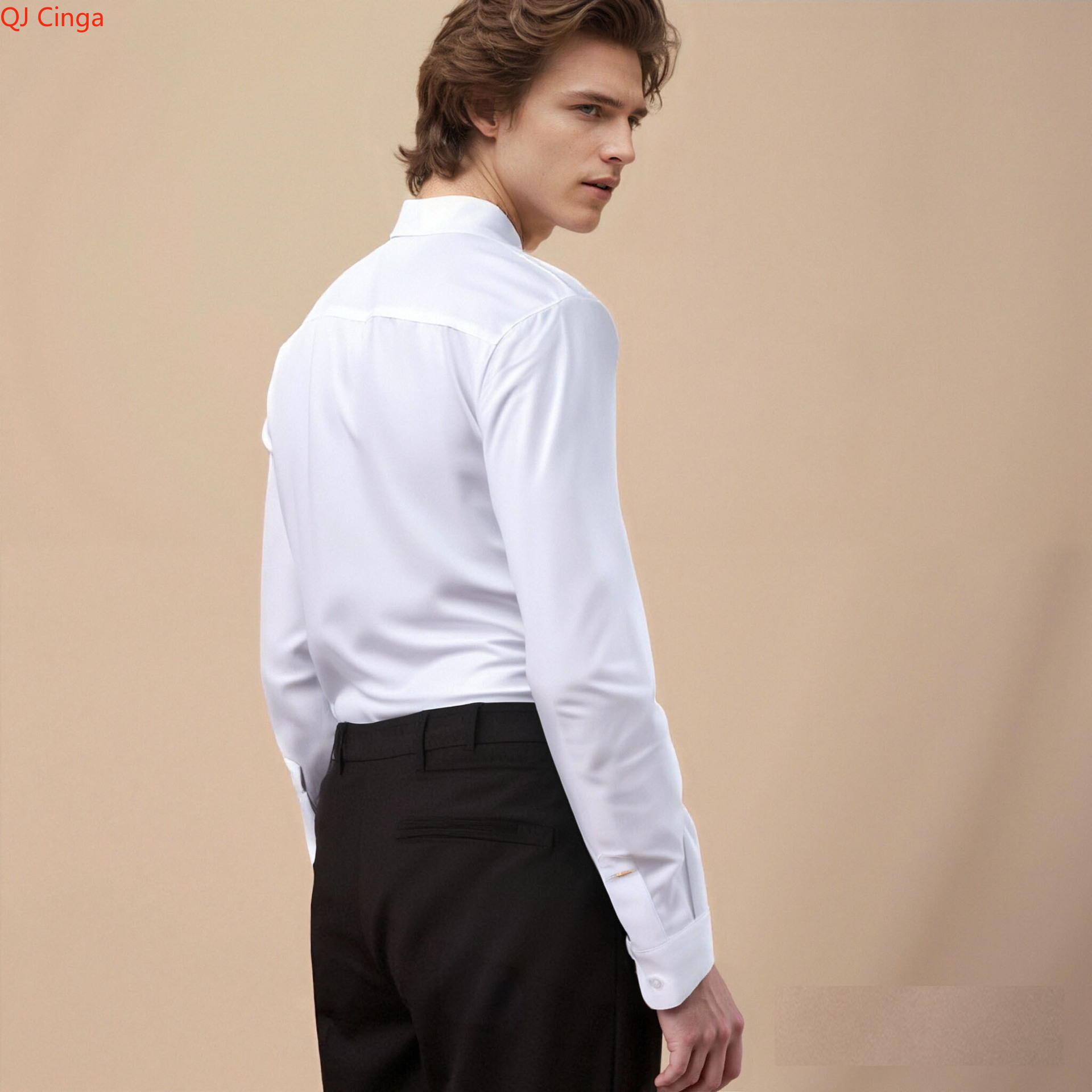 2026 New Men's White Tuxedo Sh - Men Formal Party Wear Shirt recension och pris