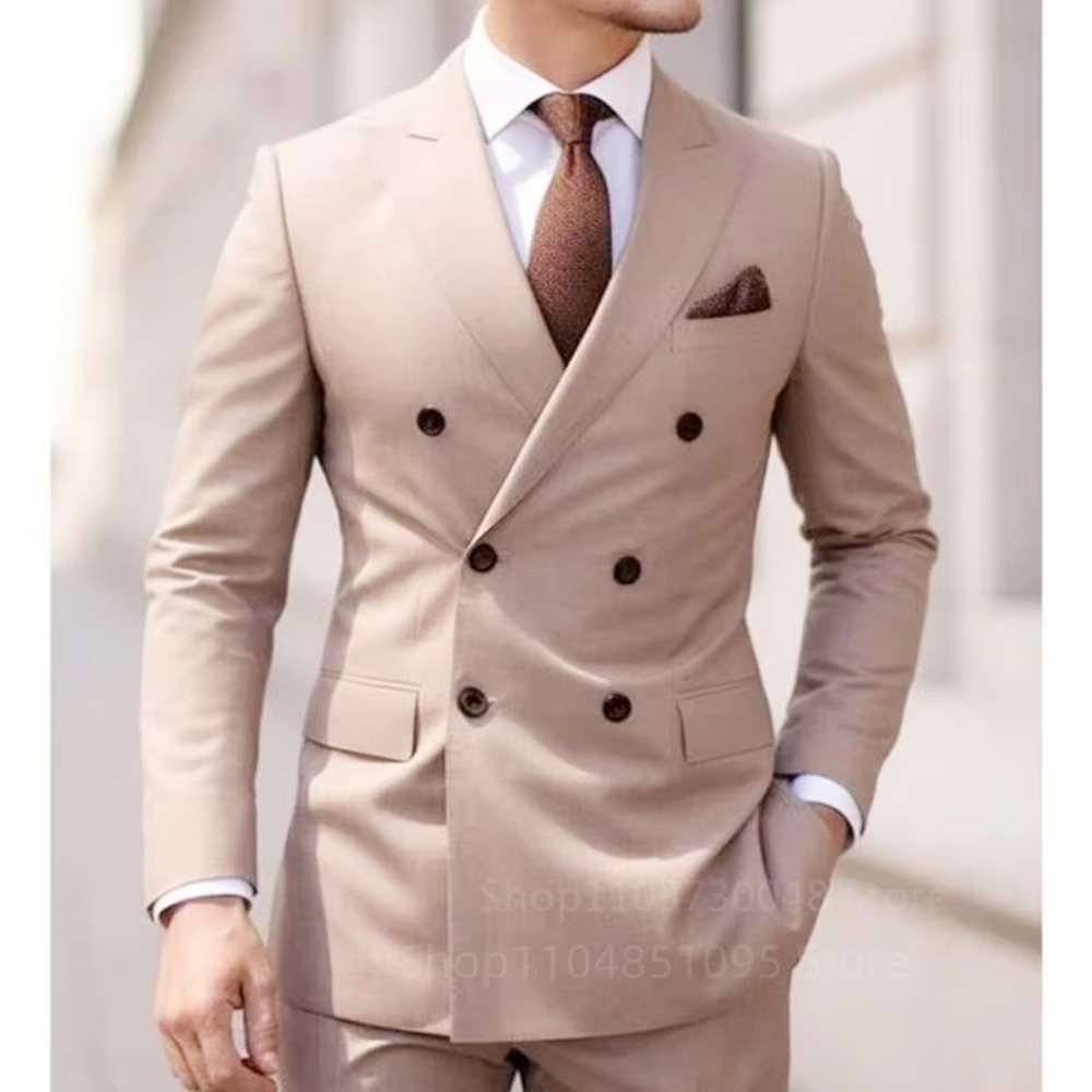 Two-Piece Brown Smoking for Da - Men'S Formal Wear For Graduation recension och pris