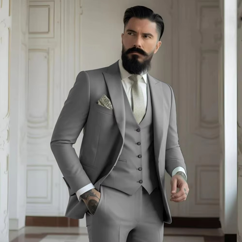 Khaki MenTuxedo Wedding Suits  - Khaki Formal Wear Men recension och pris