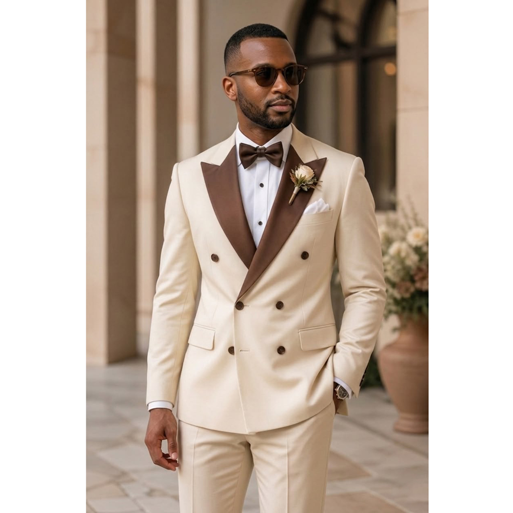 Men Double Breasted Tuxedo Sui - Men Formal Wear Modern recension och pris
