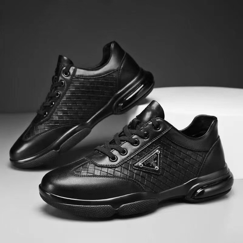 New Men Leather Shoes Platform - Men Formal Wear With Sneakers recension och pris